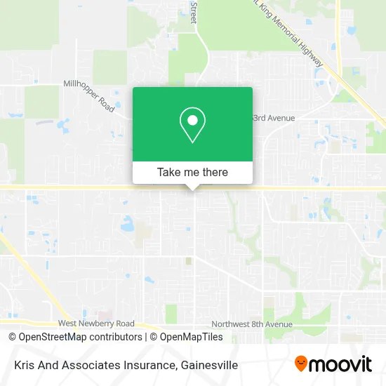 Kris And Associates Insurance map