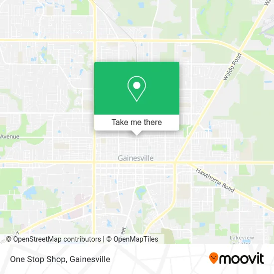 One Stop Shop map