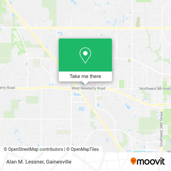 Alan M. Lessner map