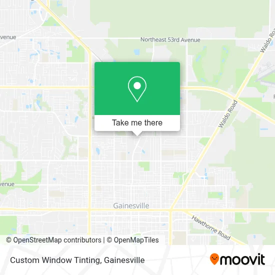 Custom Window Tinting map