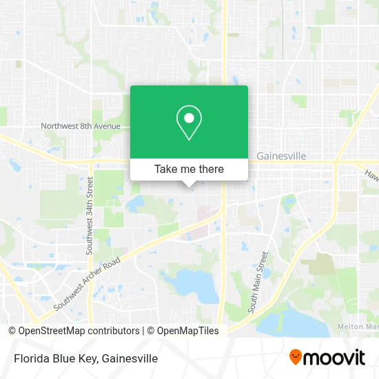 Florida Blue Key map
