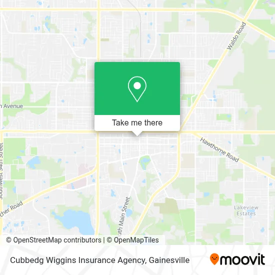 Cubbedg Wiggins Insurance Agency map