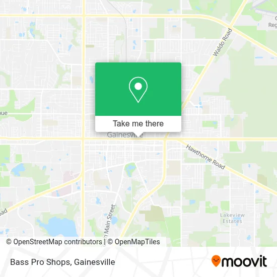 Bass Pro Shops map