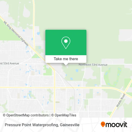 Pressure Point Waterproofing map