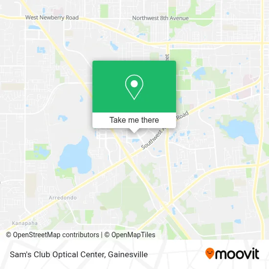Sam's Club Optical Center map