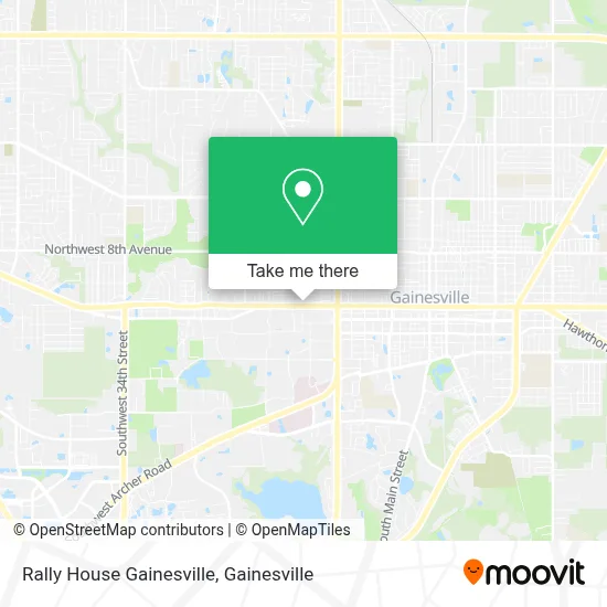 Rally House Gainesville map