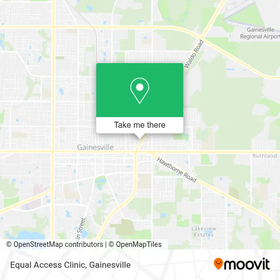 Equal Access Clinic map