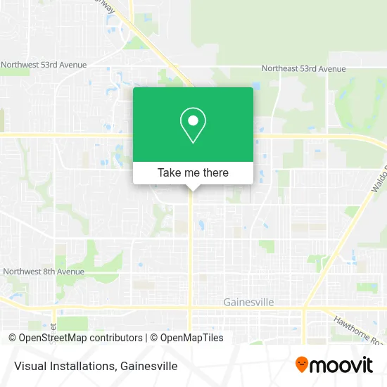 Visual Installations map