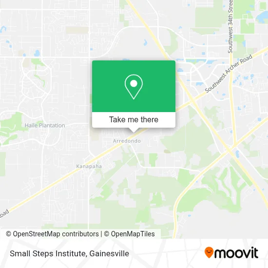 Small Steps Institute map