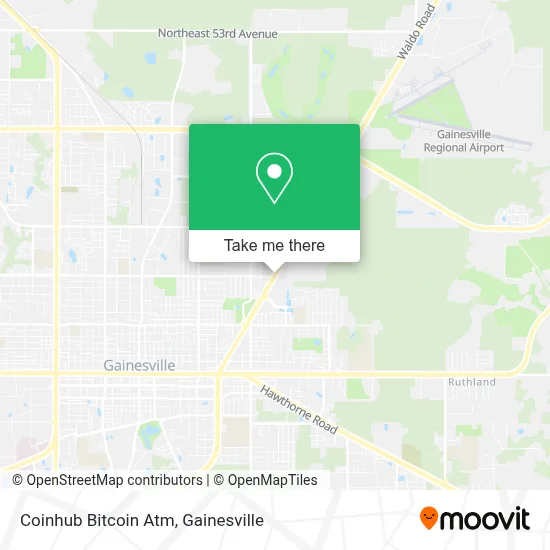 Coinhub Bitcoin Atm map