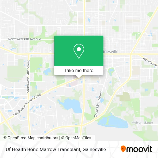 Uf Health Bone Marrow Transplant map