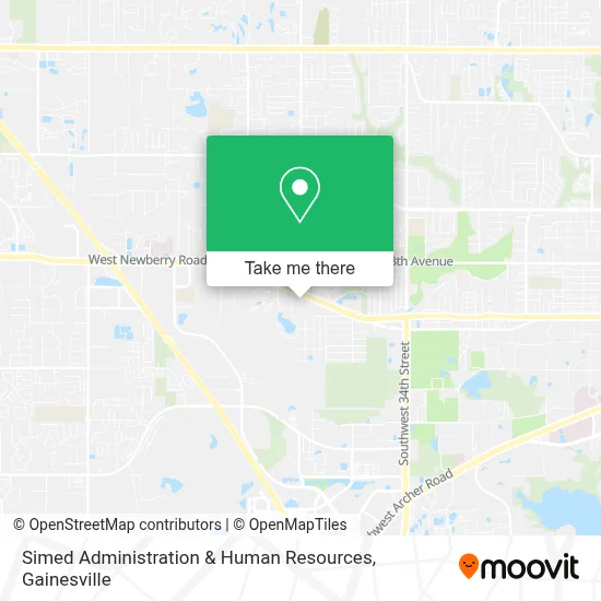 Simed Administration & Human Resources map