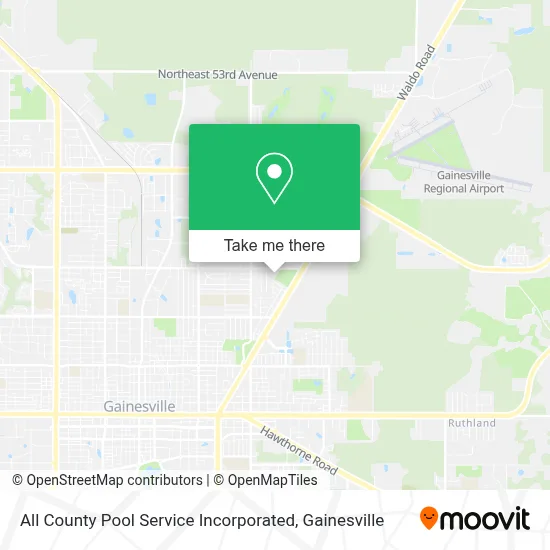 All County Pool Service Incorporated map