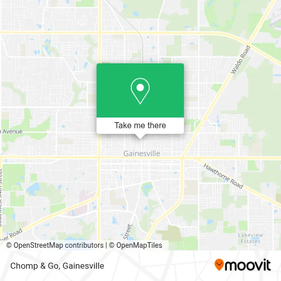 Chomp & Go map