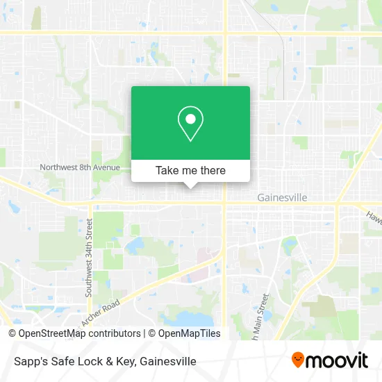 Sapp's Safe Lock & Key map