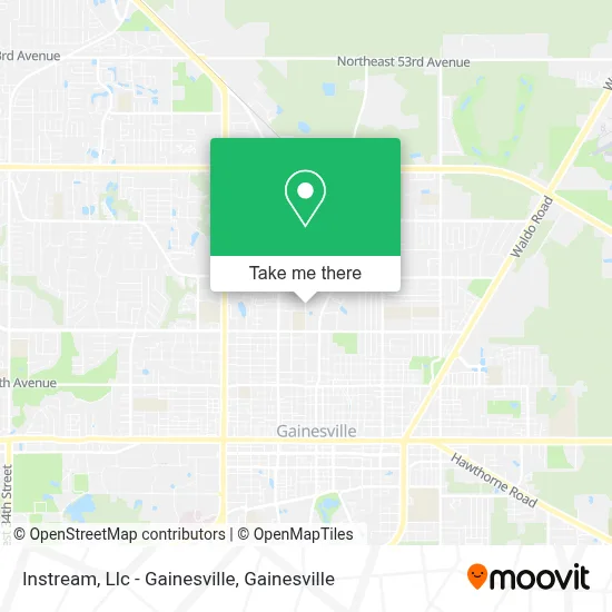 Instream, Llc - Gainesville map