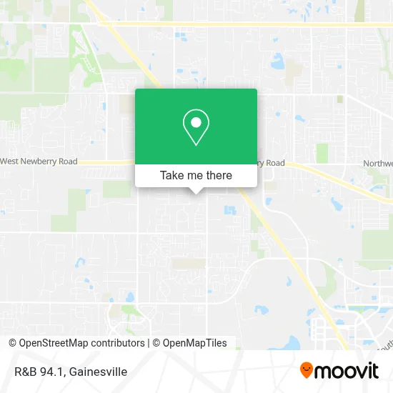 R&B 94.1 map