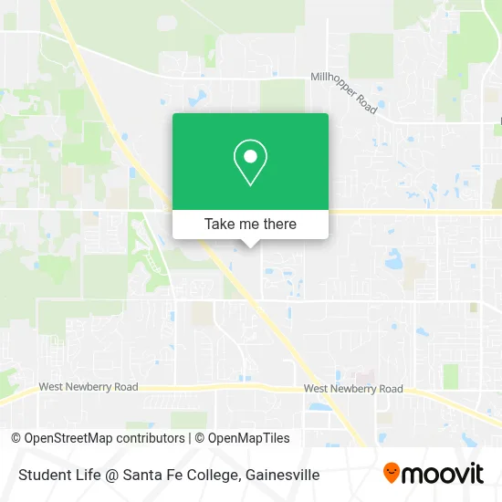 Student Life @ Santa Fe College map