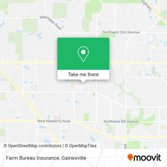 Farm Bureau Insurance map