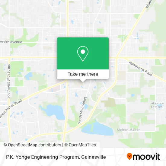 P.K. Yonge Engineering Program map