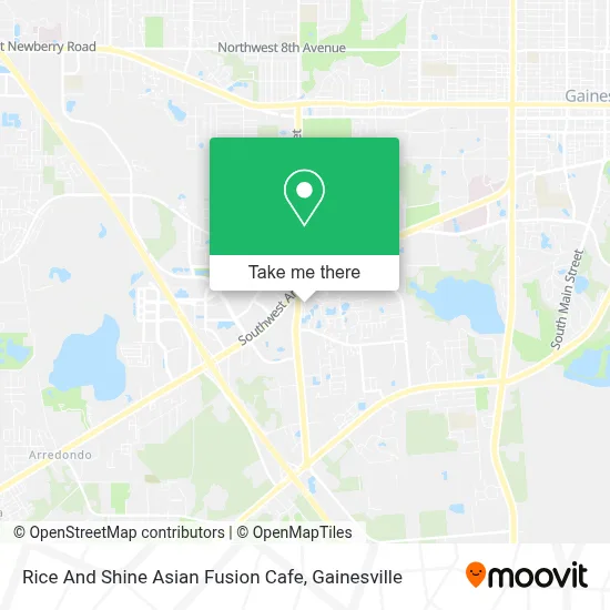 Rice And Shine Asian Fusion Cafe map