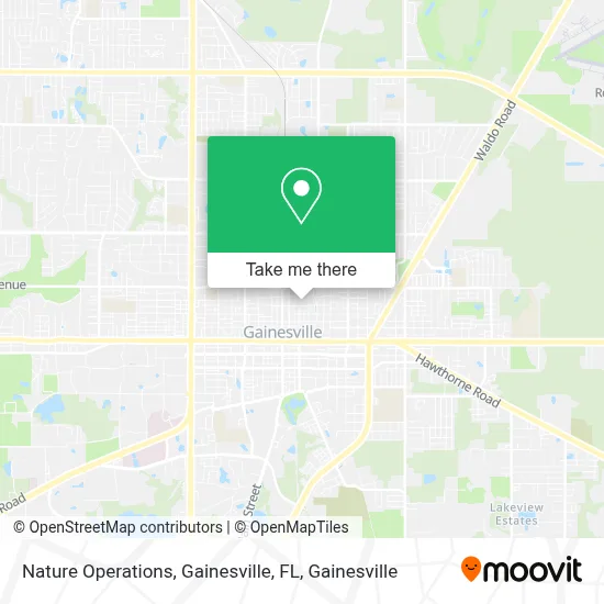 Nature Operations, Gainesville, FL map