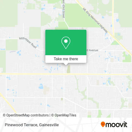 Pinewood Terrace map