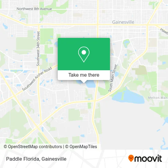 Paddle Florida map