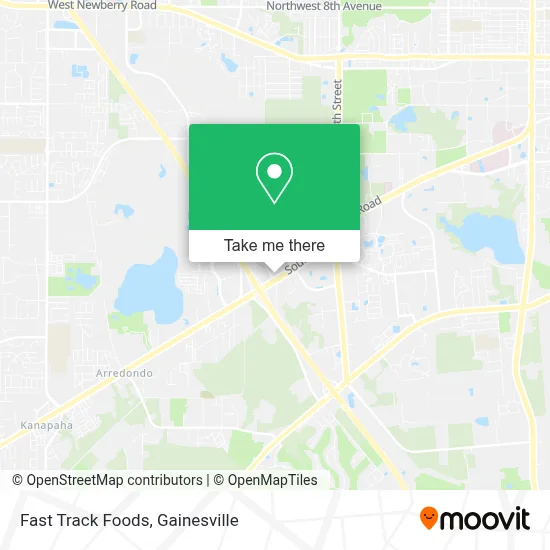 Fast Track Foods map