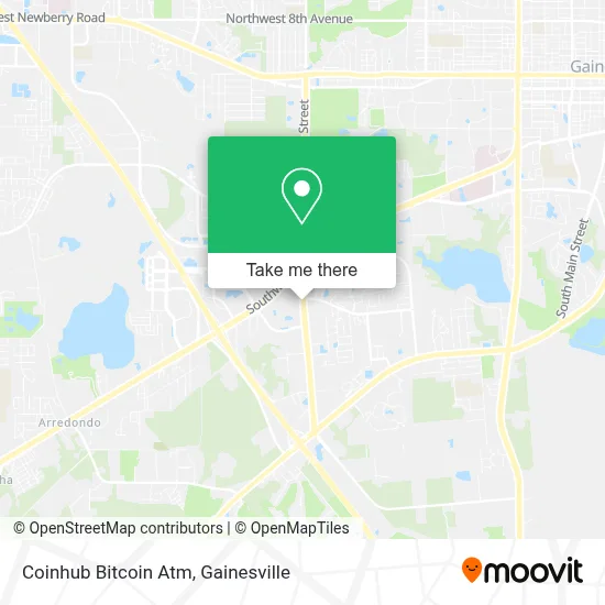 Coinhub Bitcoin Atm map