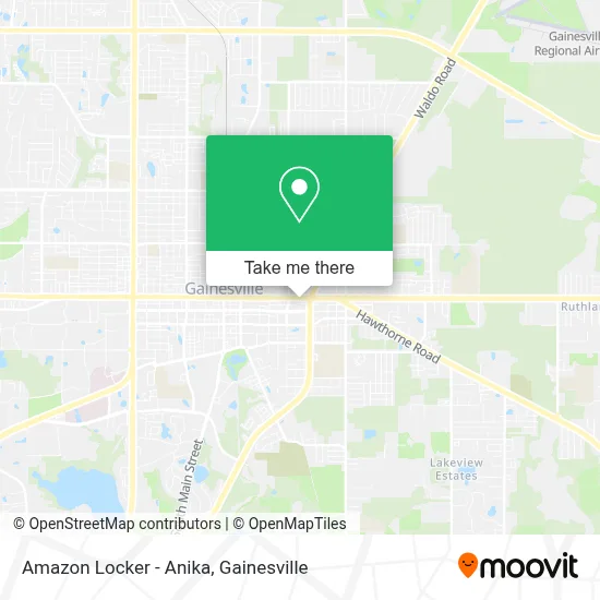 Amazon Locker - Anika map