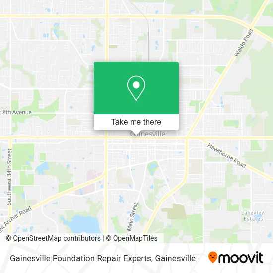 Gainesville Foundation Repair Experts map