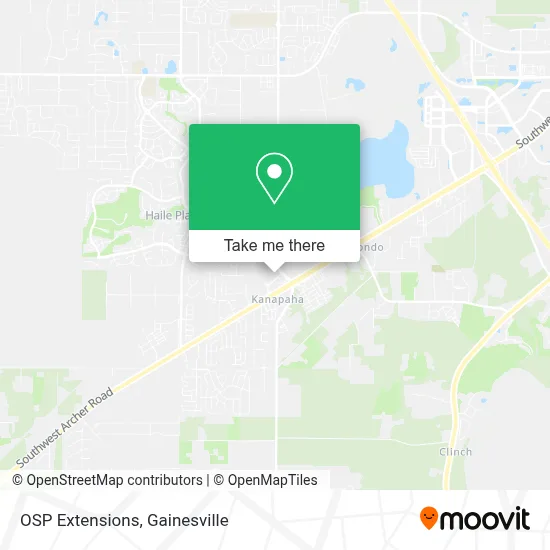 OSP Extensions map