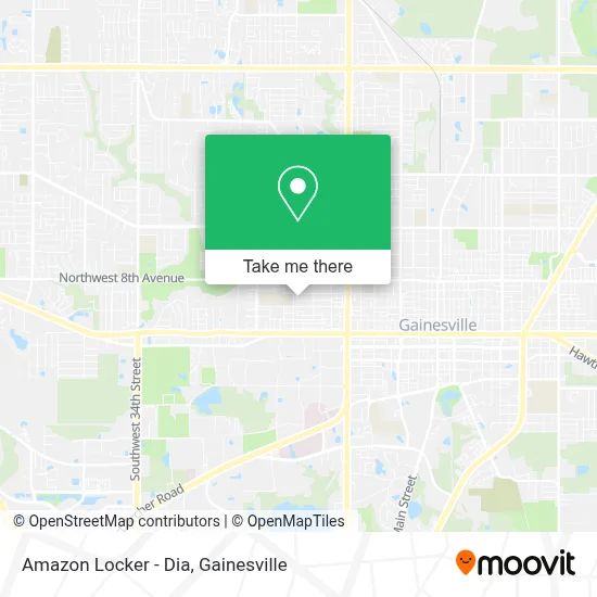 Amazon Locker - Dia map