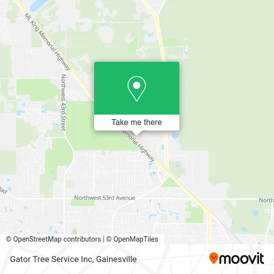 Gator Tree Service Inc map