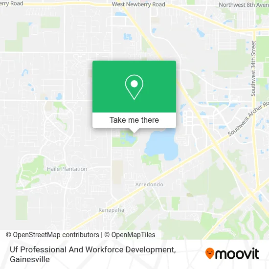 Uf Professional And Workforce Development map