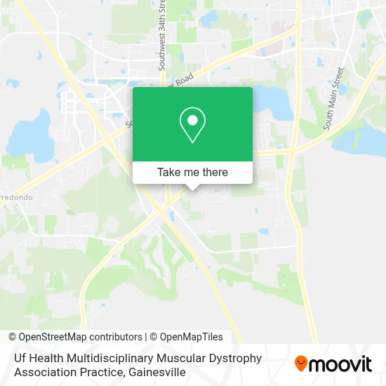 Uf Health Multidisciplinary Muscular Dystrophy Association Practice map