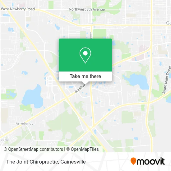 The Joint Chiropractic map
