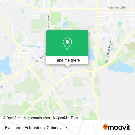 Eyelashes Extensions map