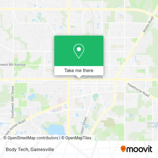 Body Tech map
