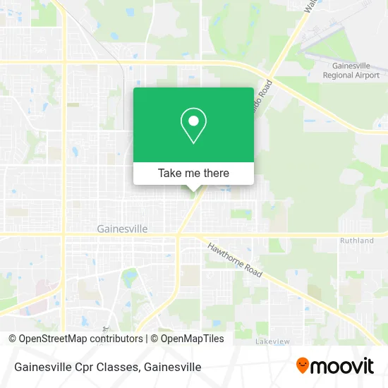 Gainesville Cpr Classes map