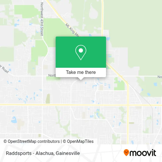 Raddsports - Alachua map