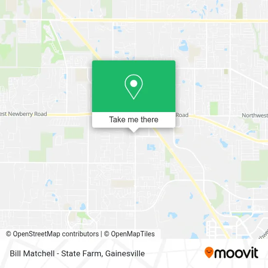 Bill Matchell - State Farm map
