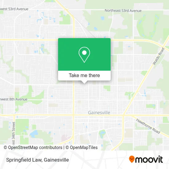 Springfield Law map