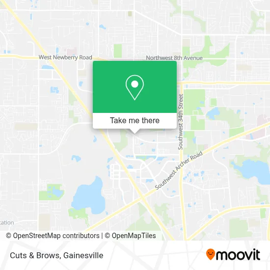 Cuts & Brows map