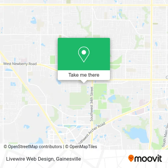 Livewire Web Design map