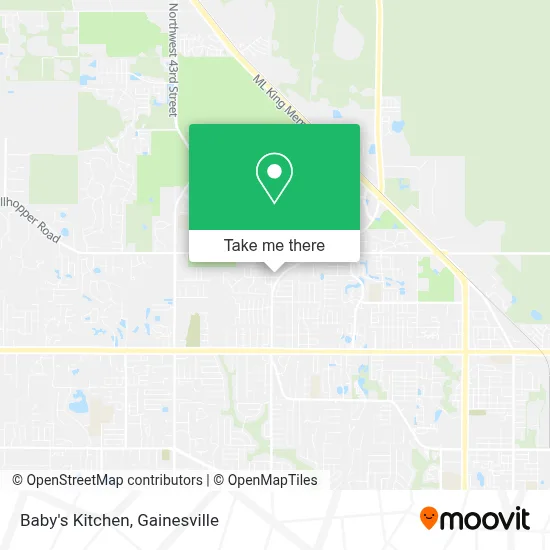 Baby's Kitchen map