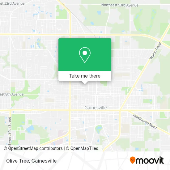 Olive Tree map
