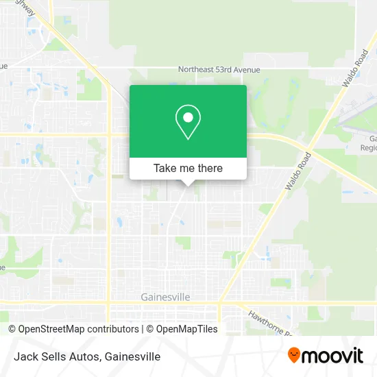 Jack Sells Autos map