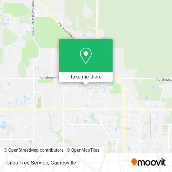 Giles Tree Service map
